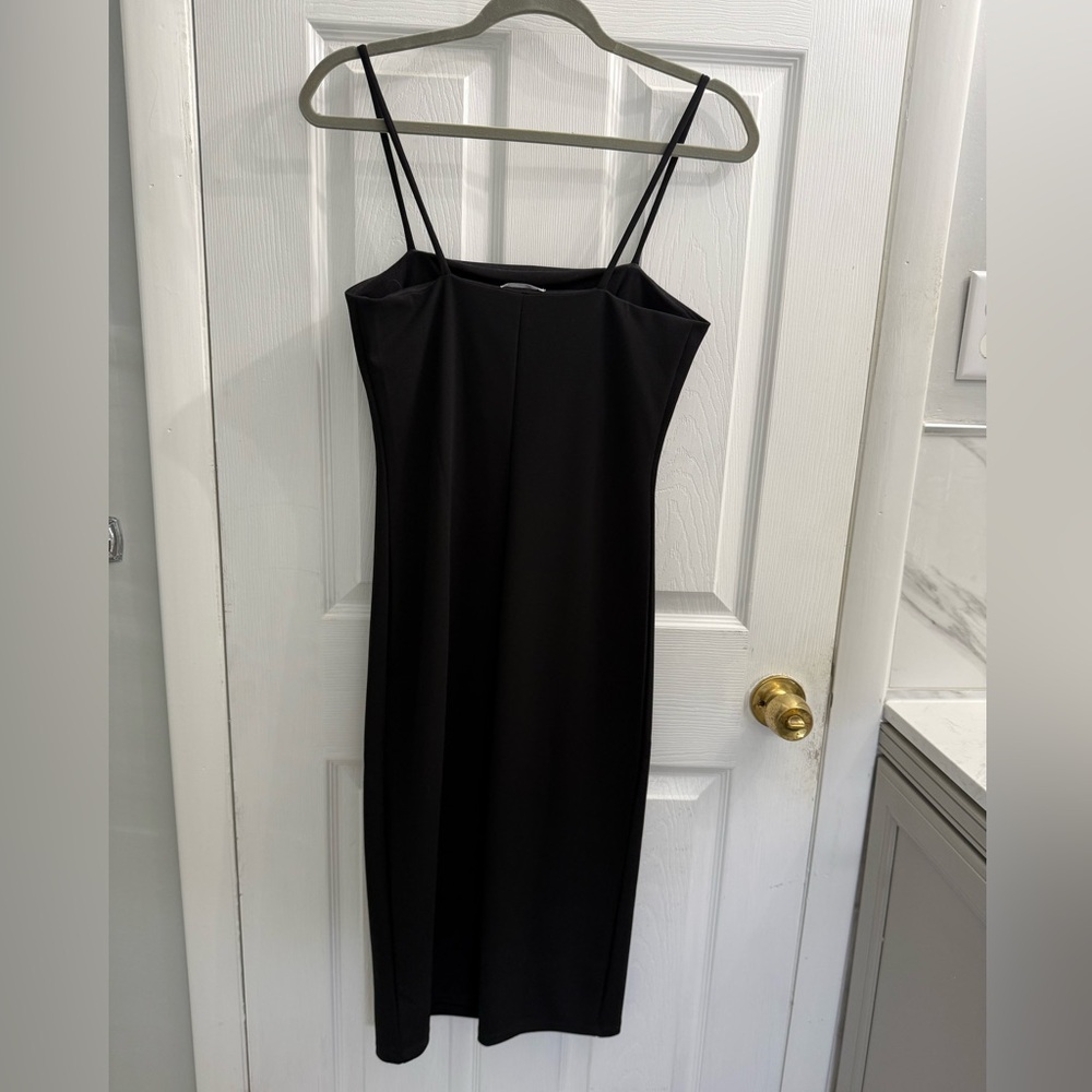 Leith Black Strapless Dress